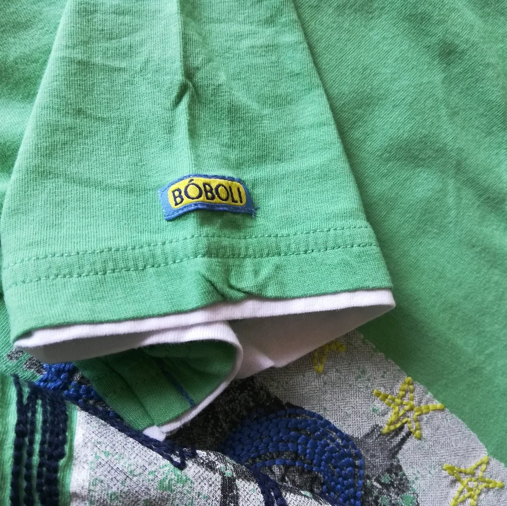 Boboli Graphic Green T-shirt